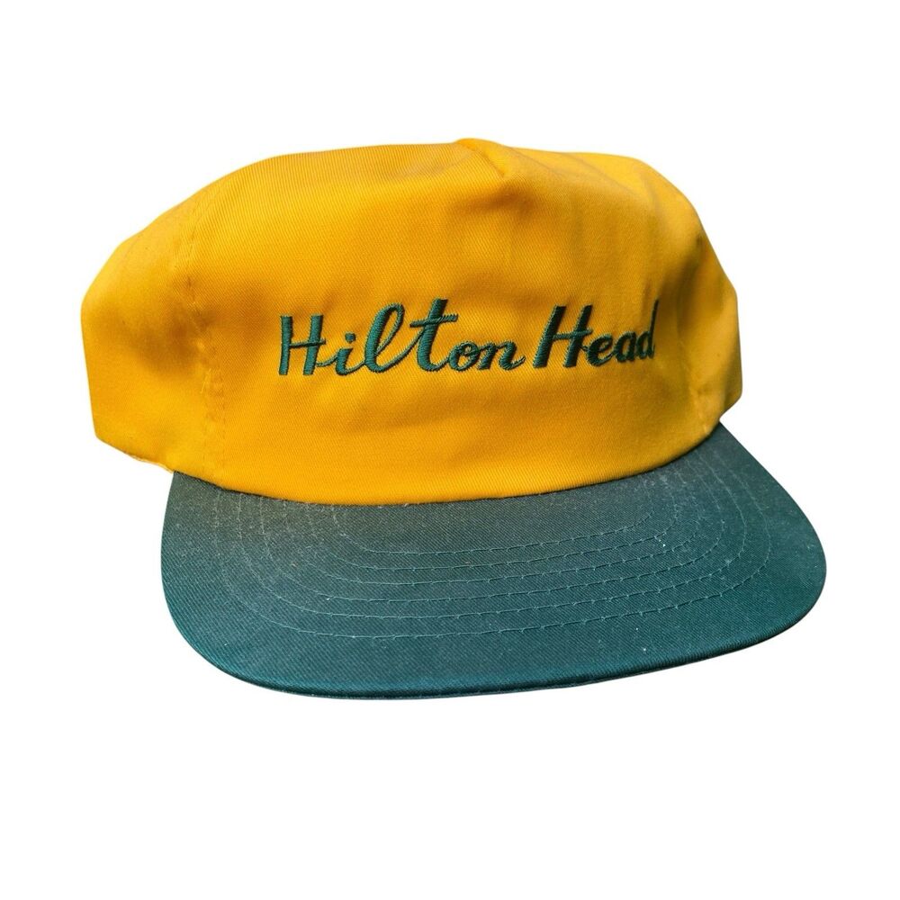 Vintage HHI Golf Snapback Hat Hilton Head Island Taylormade Style Sea Pines SC